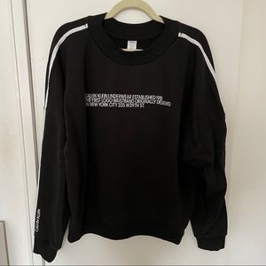 Calvin Klein Black Crew Neck Sweatshirt